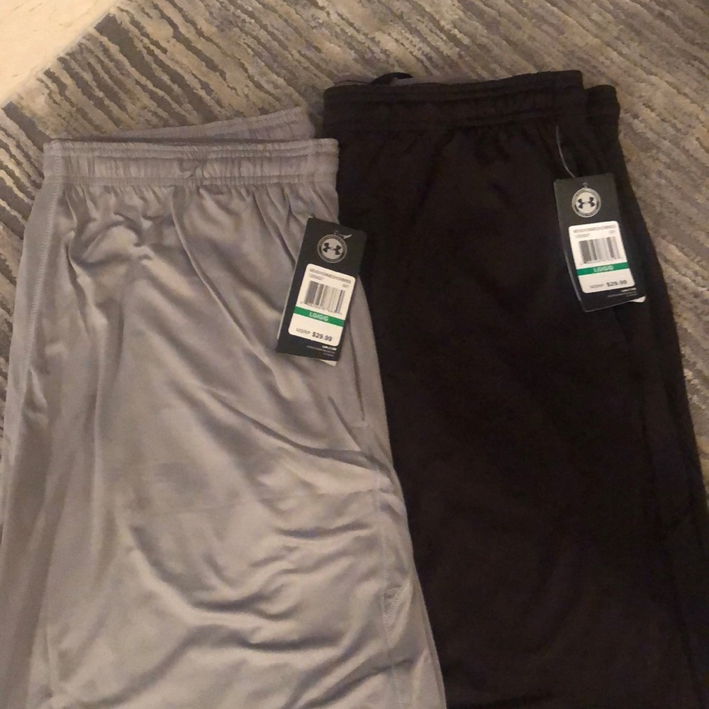 Black and grey basketball shorts2 for 1